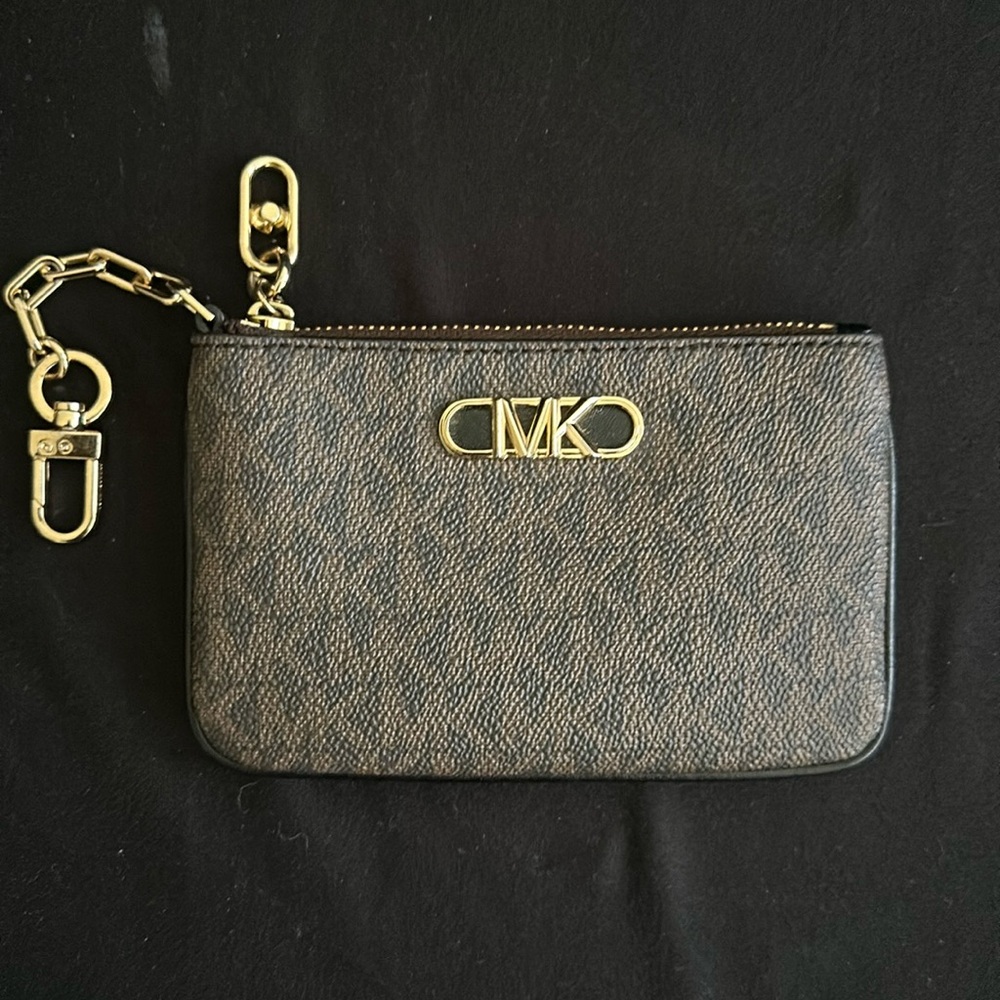 Michael Kors Parker brown Small Key & Card Holder